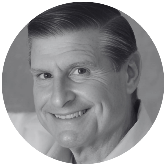 Portrait of Rick Sontag in a circle frame